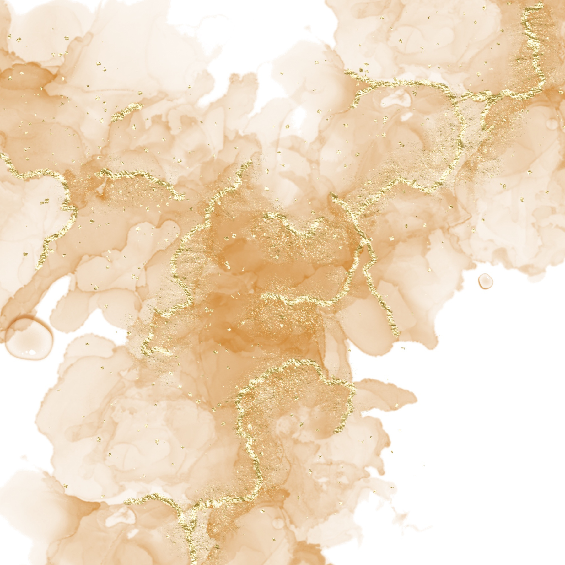 background, watercolor, marble, orange, gold
